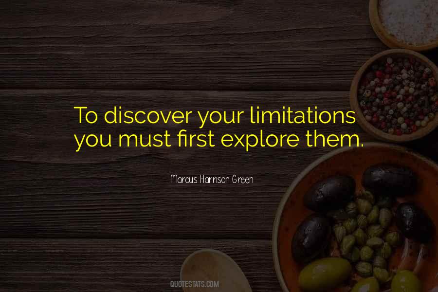 There Are No Limitations Quotes #1876547