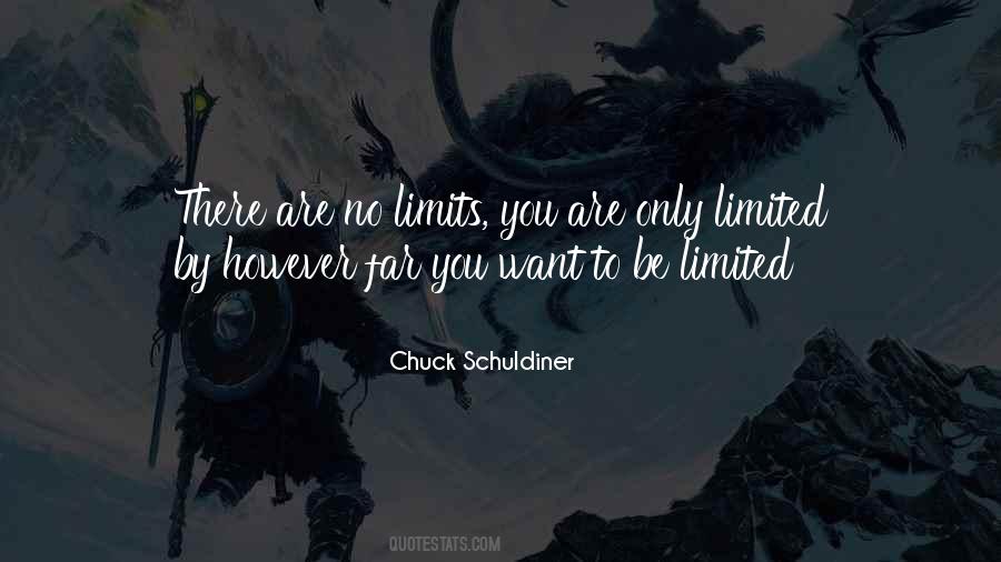 There Are No Limits Quotes #955071