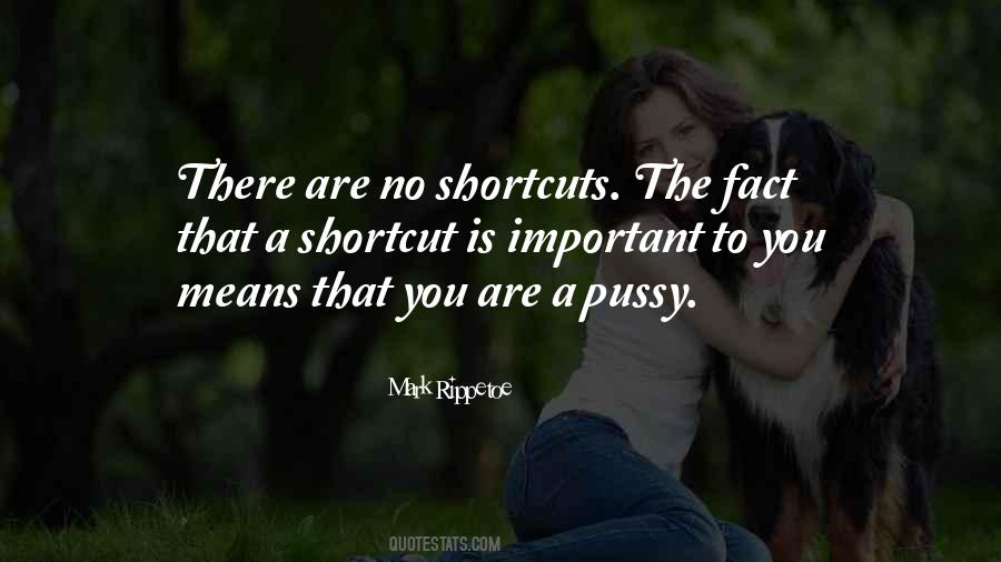 There Are No Shortcuts Quotes #1745612