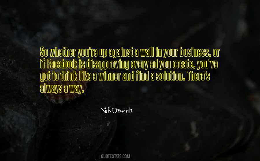 There Is Always A Solution Quotes #324234 There Is Always A Solution Quotes #324234