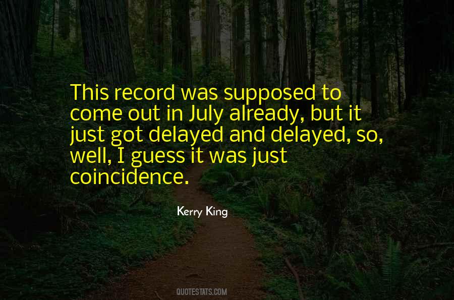 There Is No Coincidence Quotes #13152