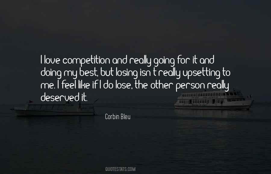 There Is No Competition In Love Quotes #193257