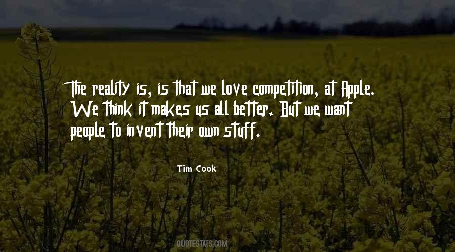 There Is No Competition In Love Quotes #514581