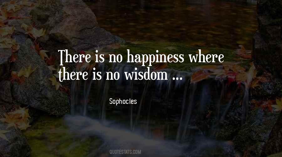 There Is No Happiness Quotes #270533