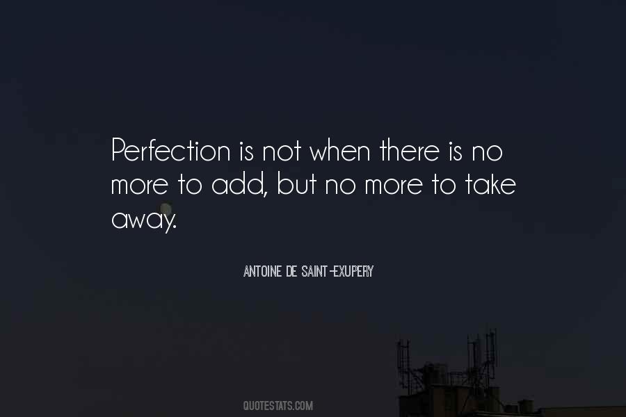 There Is No Perfection Quotes #1513580