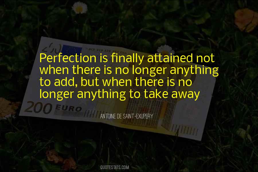 There Is No Perfection Quotes #1729239