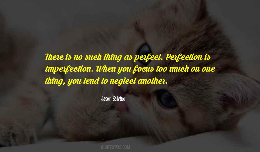 There Is No Perfection Quotes #1777245