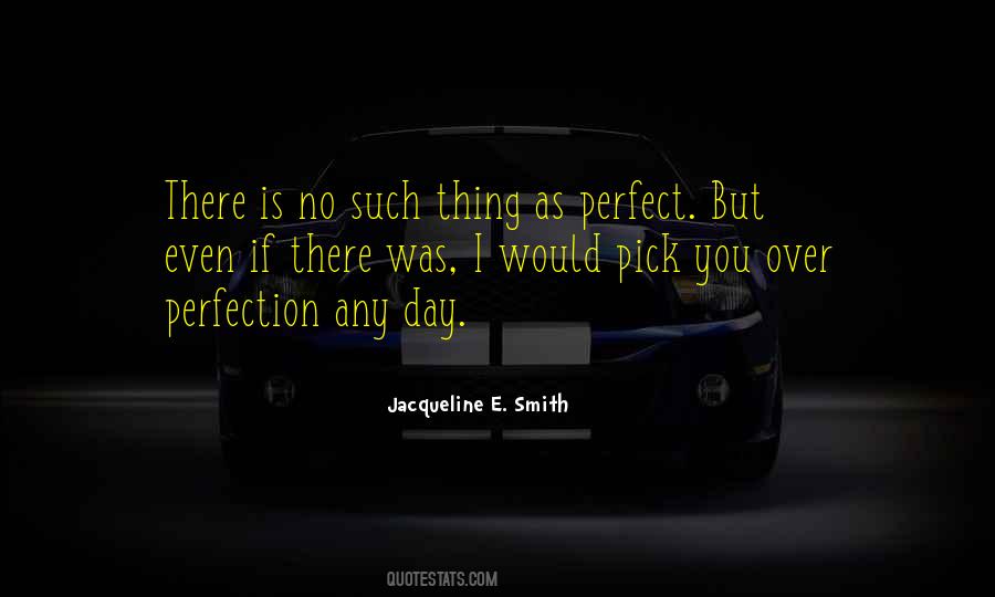 There Is No Perfection Quotes #309523