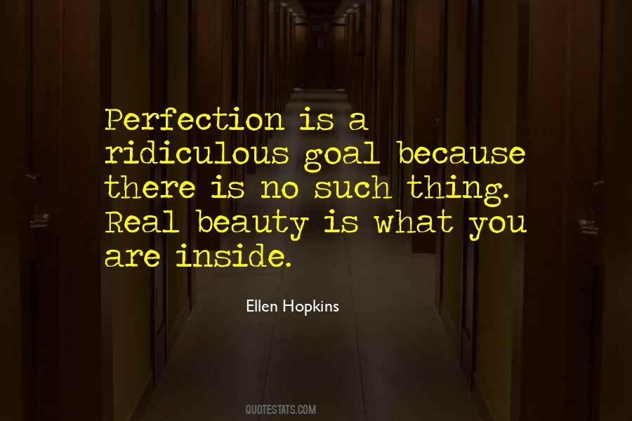 There Is No Perfection Quotes #784241