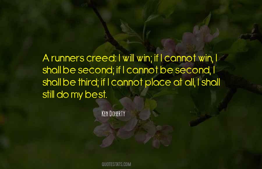 There Is No Second Place Quotes #362574