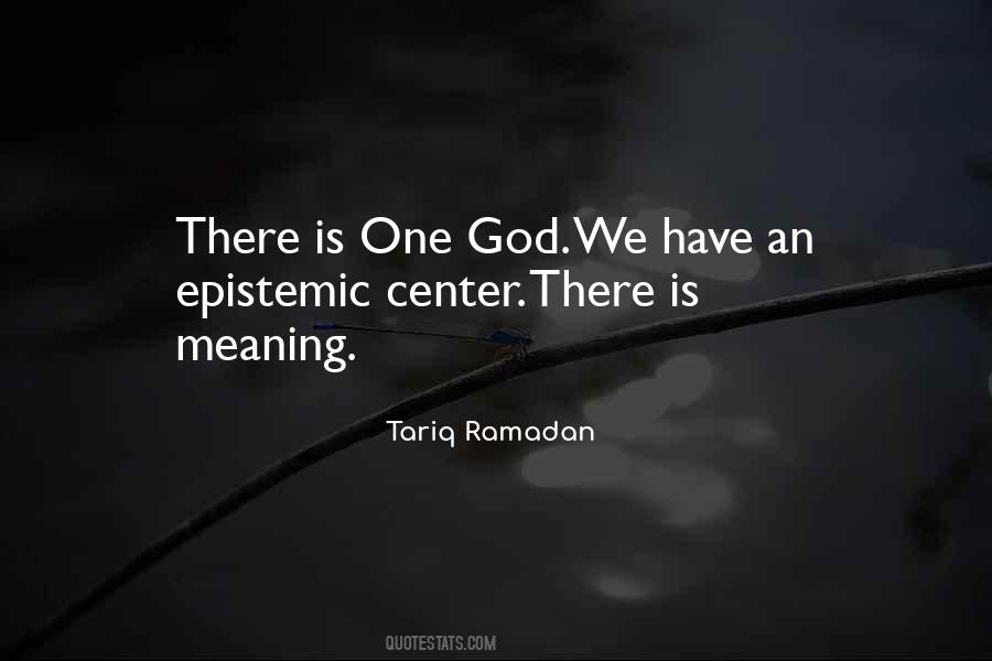 There Is One God Quotes #51995