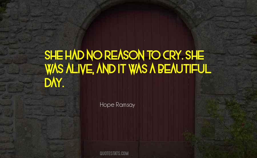 There's No Reason To Cry Quotes #50812