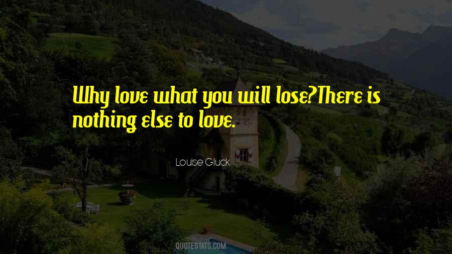 There's Nothing To Lose Quotes #1369315