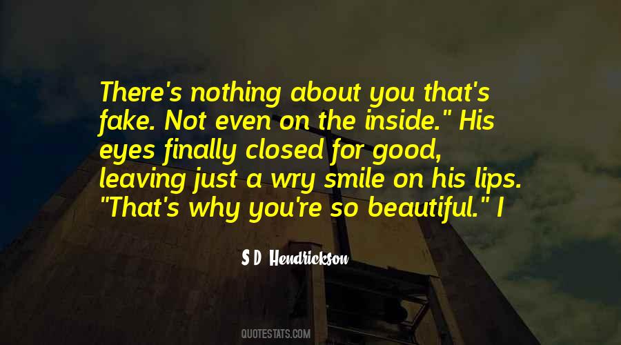 There's Something About Your Smile Quotes #77480