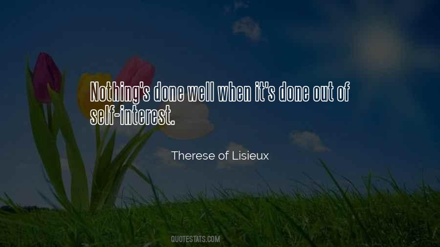 Therese Lisieux Quotes #72334
