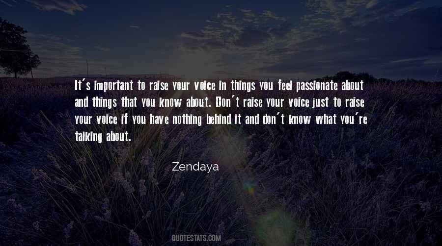 Quotes About Zendaya #48781