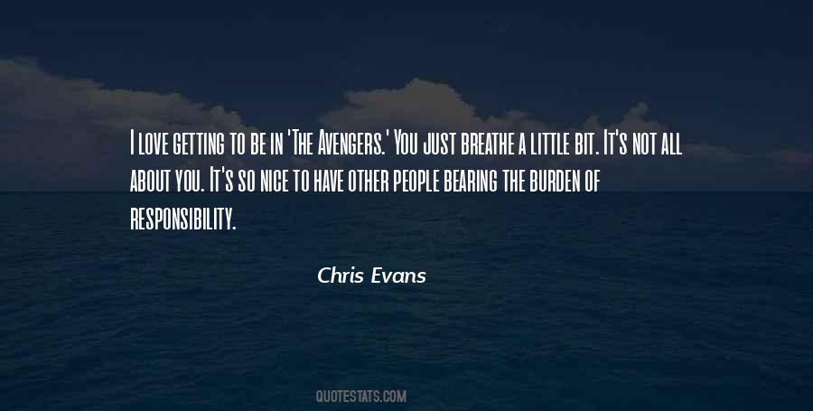 Quotes About Chris Evans #139423