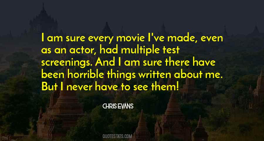 Quotes About Chris Evans #299334
