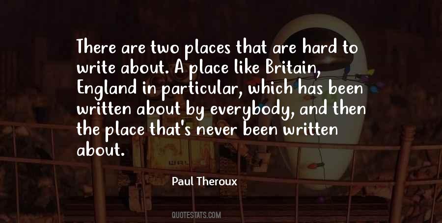 Theroux Quotes #121610
