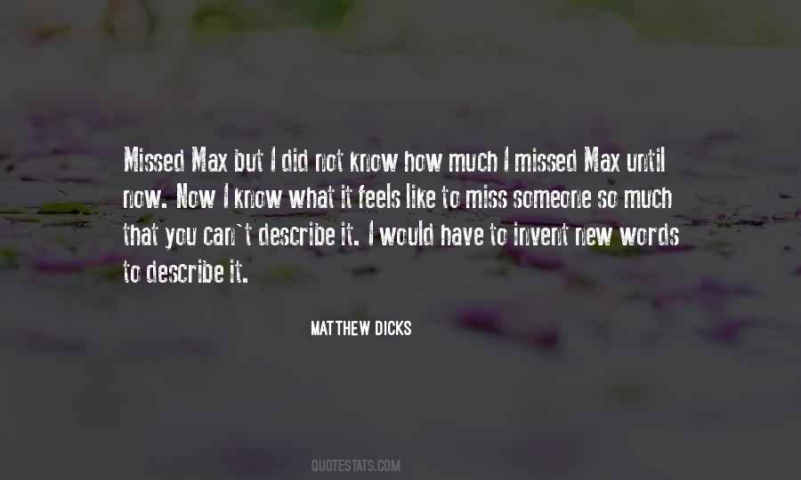 Quotes About Max #1274785