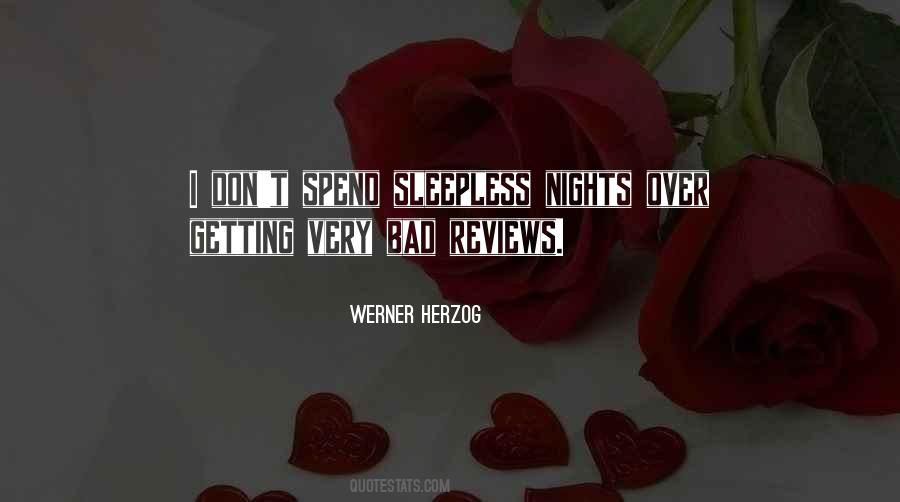 These Sleepless Nights Quotes #1288949