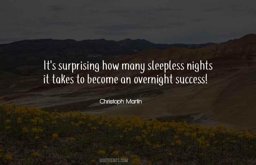 These Sleepless Nights Quotes #131655