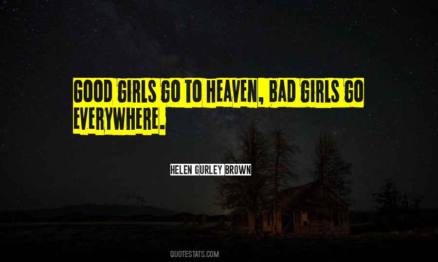 Quotes About Bad Girls #441134