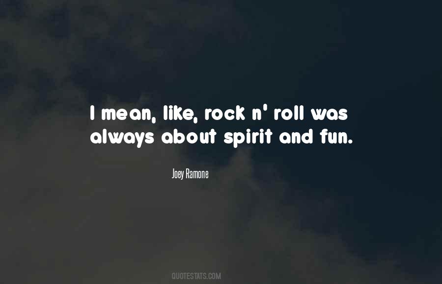 Quotes About Joey Ramone #1389255