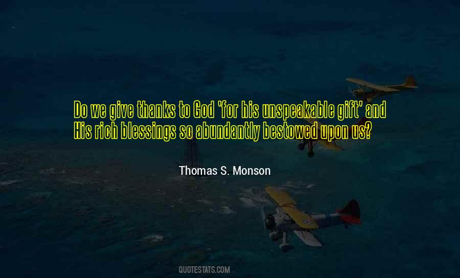 Quotes About Thomas S Monson #236550