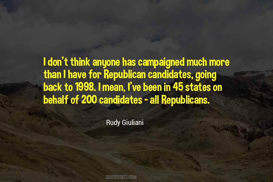 Quotes About Rudy Giuliani #87847