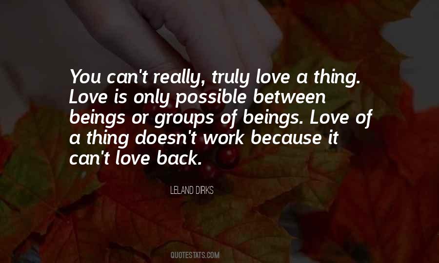 Thing Love Quotes #524660