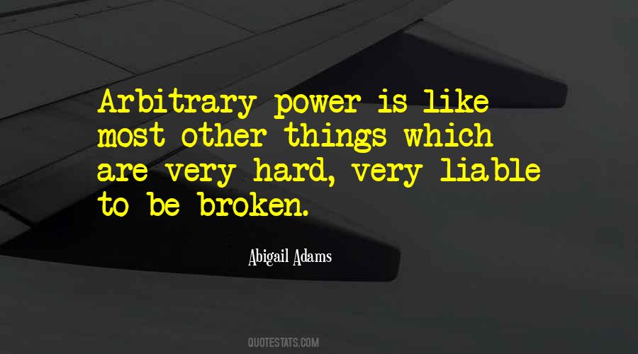 Things Are Broken Quotes #1421583