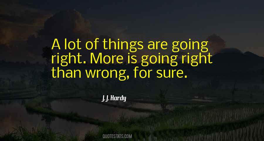 Things Are Going Wrong Quotes #706826