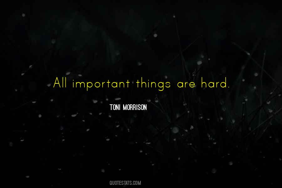 Things Are Hard Quotes #77983