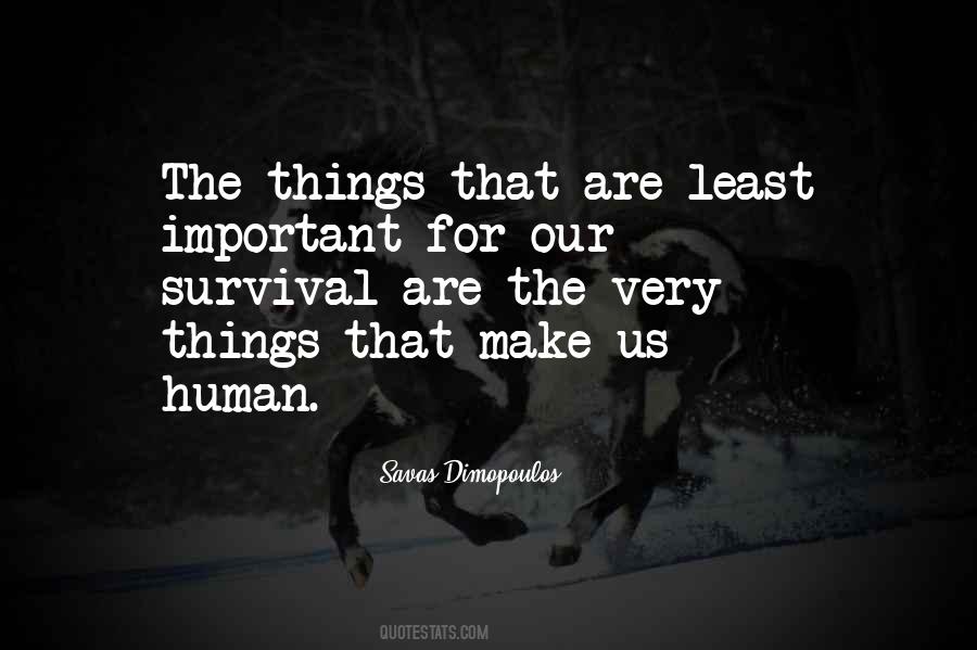 Things Are Important Quotes #115327