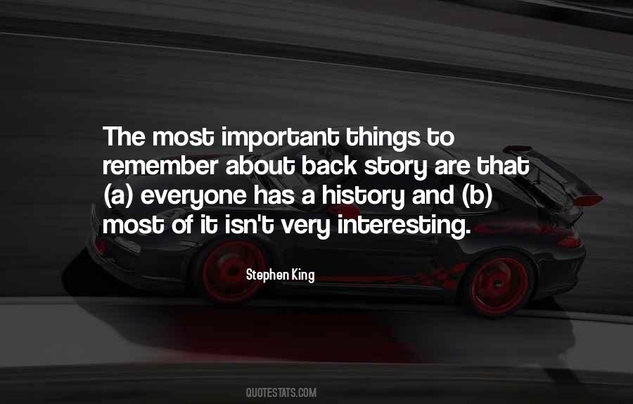 Things Are Important Quotes #167141 Things Are Important Quotes #167141