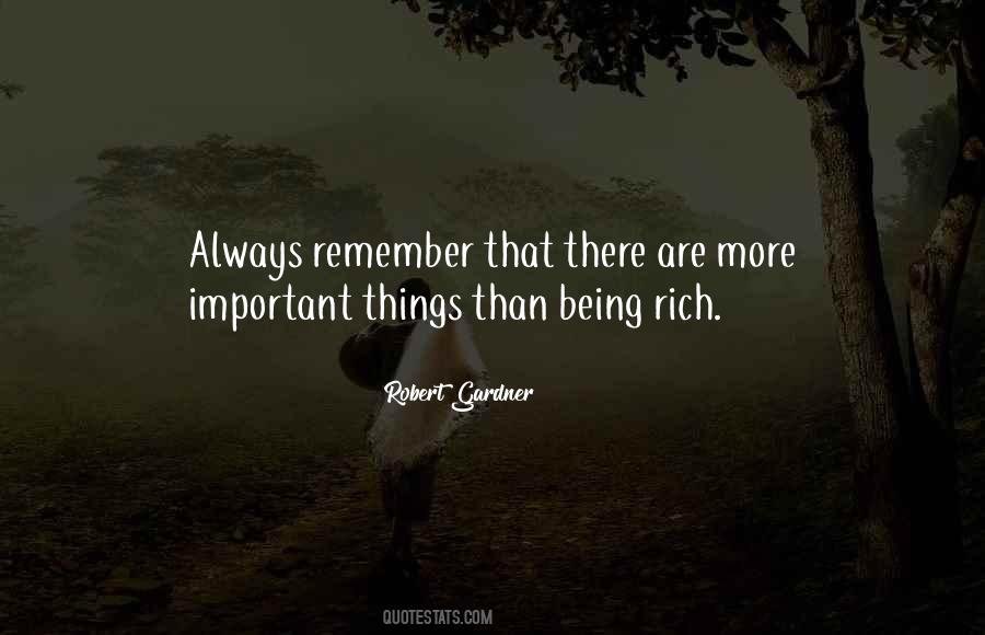 Things Are Important Quotes #38323 Things Are Important Quotes #38323