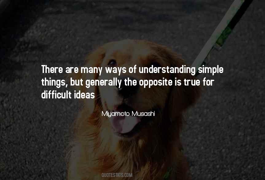 Things Are Simple Quotes #33788