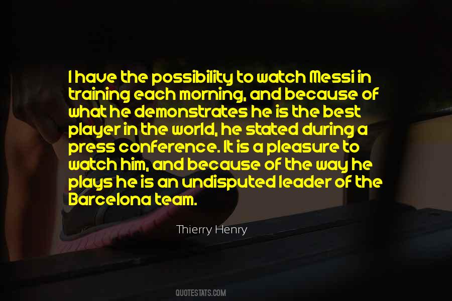 Quotes About Thierry Henry #1552066