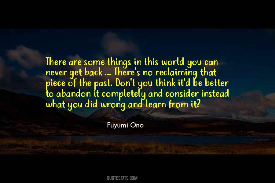 Things Can Be Better Quotes #1451604