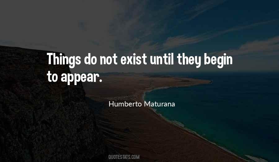 Things Exist Quotes #208976