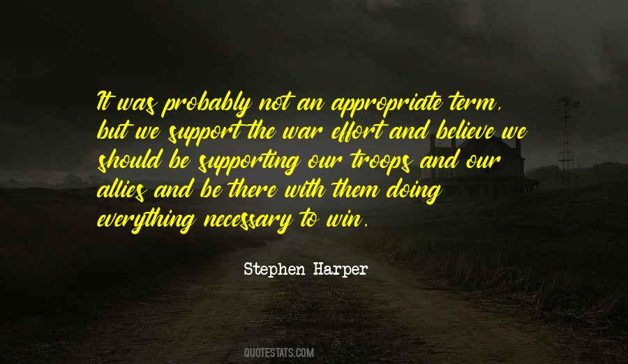 Quotes About Stephen Harper #403235