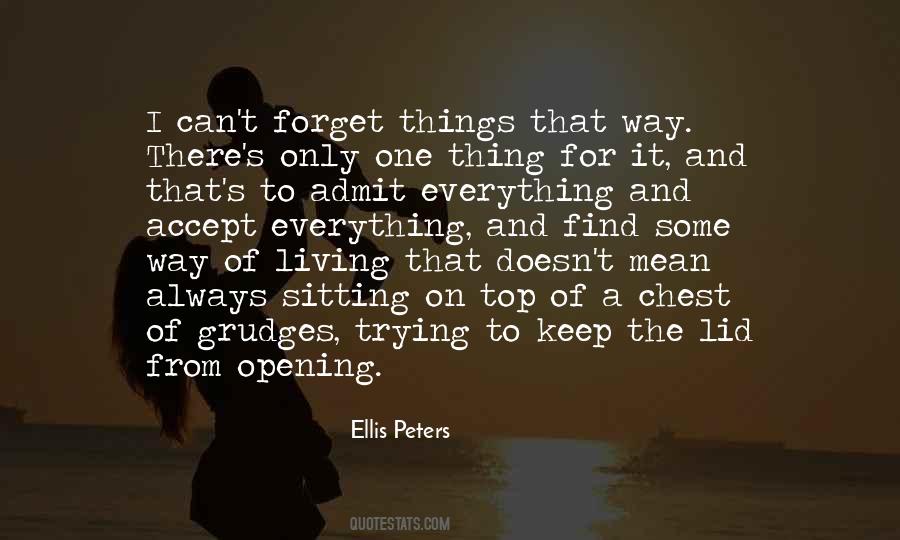 Things I Can't Forget Quotes #63060