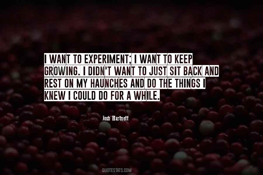 Things I Want To Do Quotes #127092