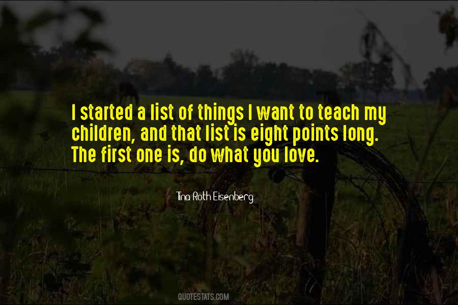 Things I Want To Do Quotes #179191