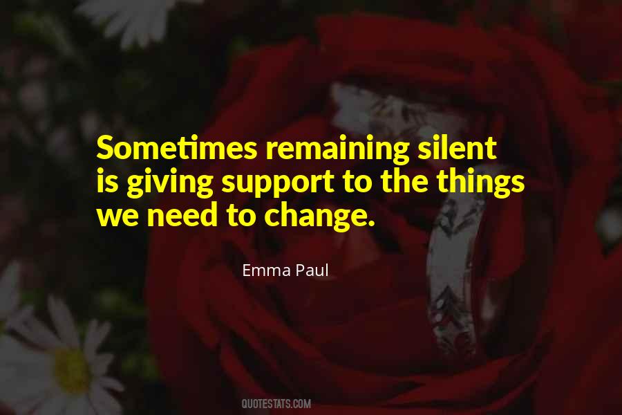 Things Need To Change Quotes #1688912