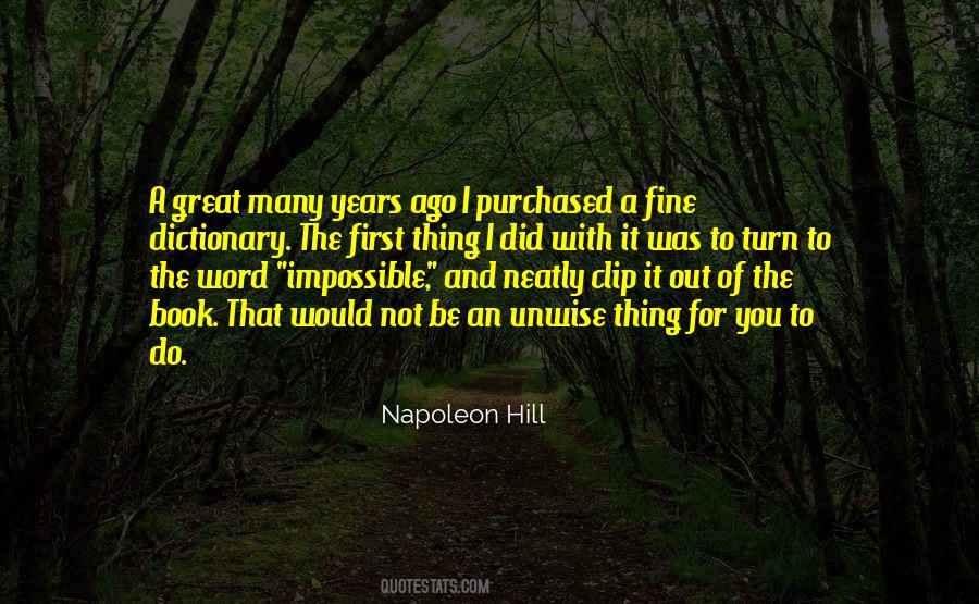 Quotes About Napoleon Hill #23107