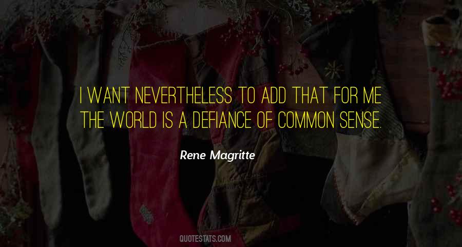 Quotes About Rene Magritte #1339494