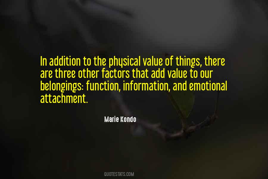 Things Of Value Quotes #264768