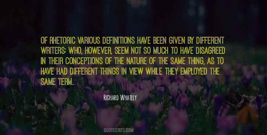 Things Seem Different Quotes #24318
